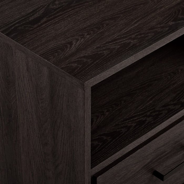1 Drawer Nightstand - Charcoal