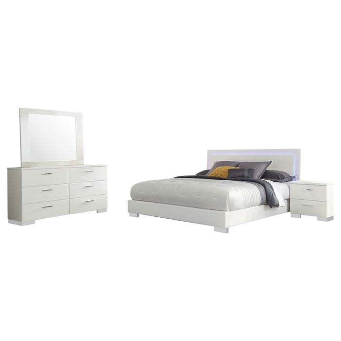 Dulcey - Bedroom Set & LED Lighting