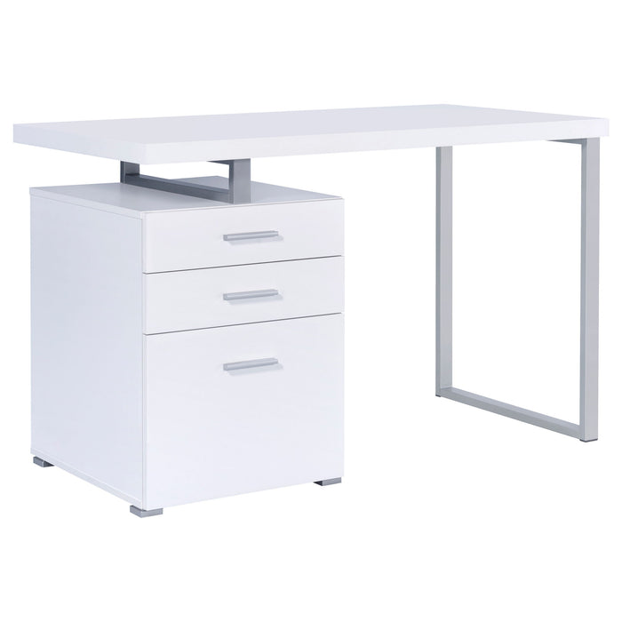 3 Drawer Reversible Office Desk