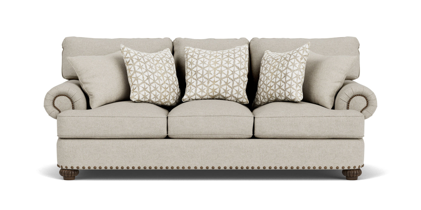 Patterson - Fabric Sofa, Nailhead Trim