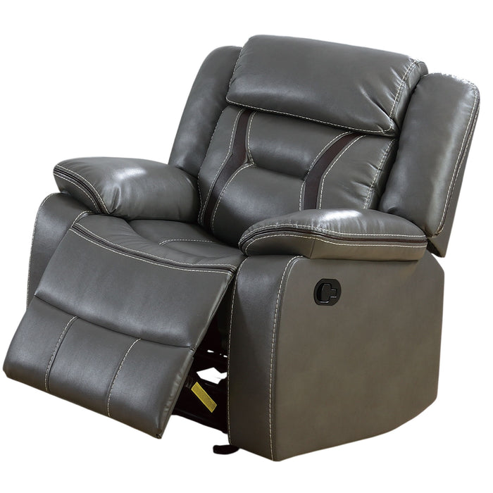 Modern Recliner With Pillow Arms And Headrest