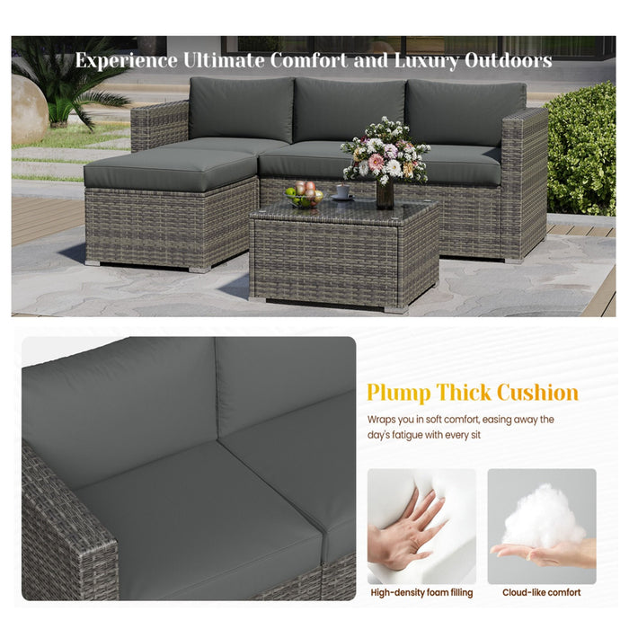 Modern Patio Set With Coffee Table