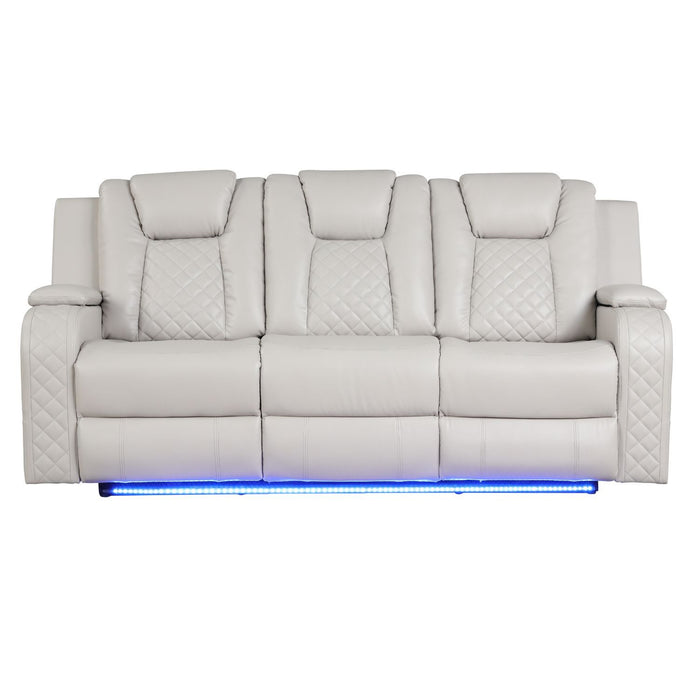 Benz - Power Reclining Sofa With LED Lighting