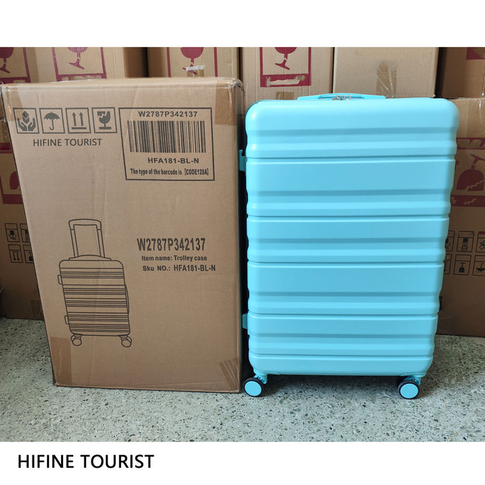 Tourist 3 Piece Luggage Set, Combination Lock, Durable Hard Shell With 360° Silent Wheels