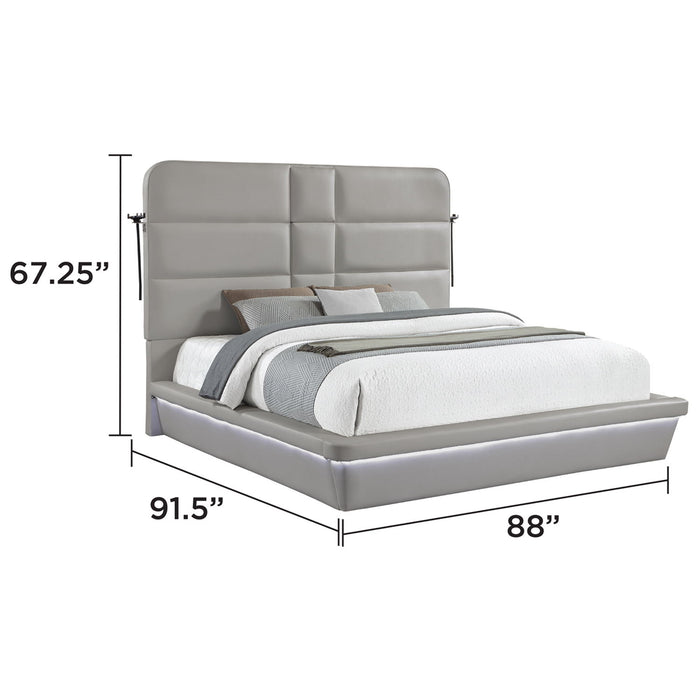 Futura - Upholstered Bed With Tall Headboard