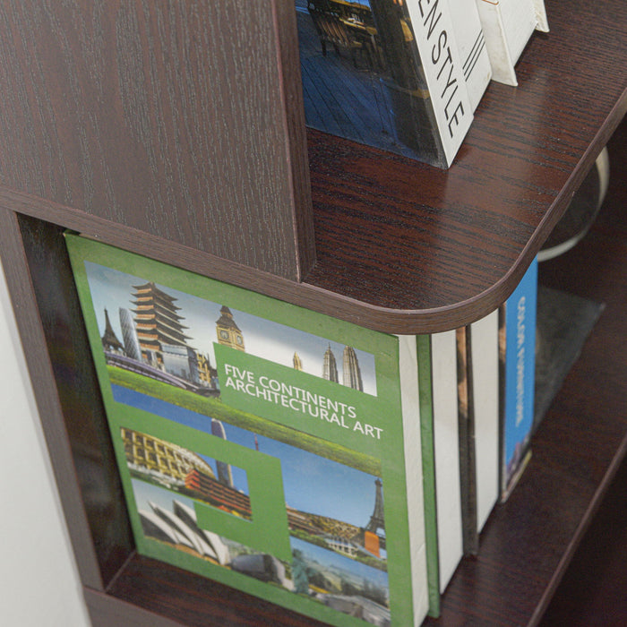 L-Shaped Corner Bookshelf