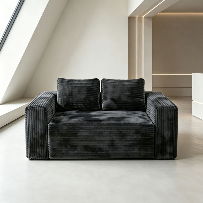 Cloud Loveseat Sofa Couch, 2 Seater Boneless Couch