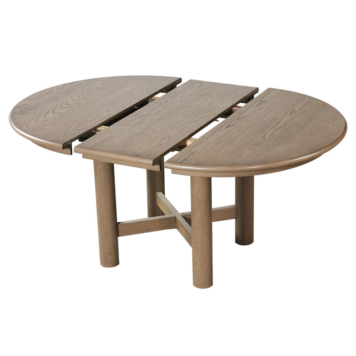 Extendable Oval Dining Table With Leaf