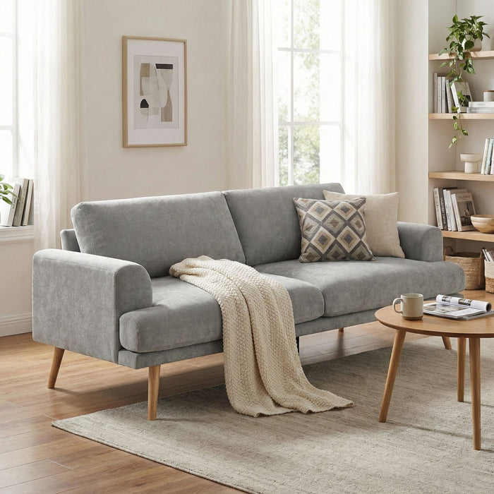 3 Seater Sofa For Living Room - Gray