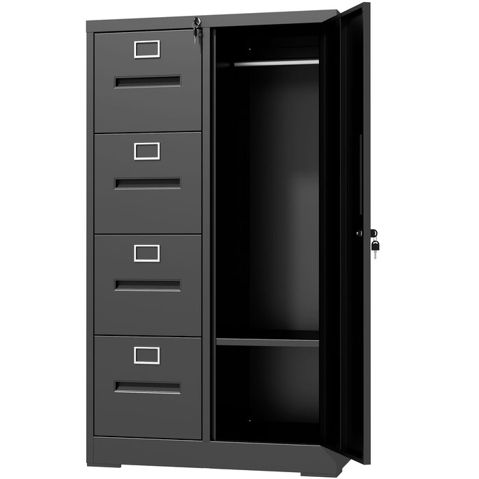 Storage Vertical Filing Cabinet With Lock