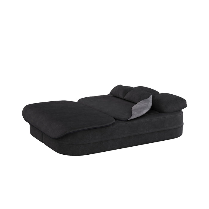 2 In 1 Foldable Sofa Bed With Multi Functional Blanket, Floor Lounge Sofa