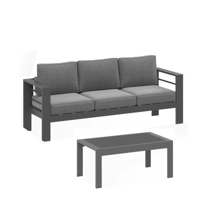 Outdoor Patio Set All-Weather With Thick Cushions