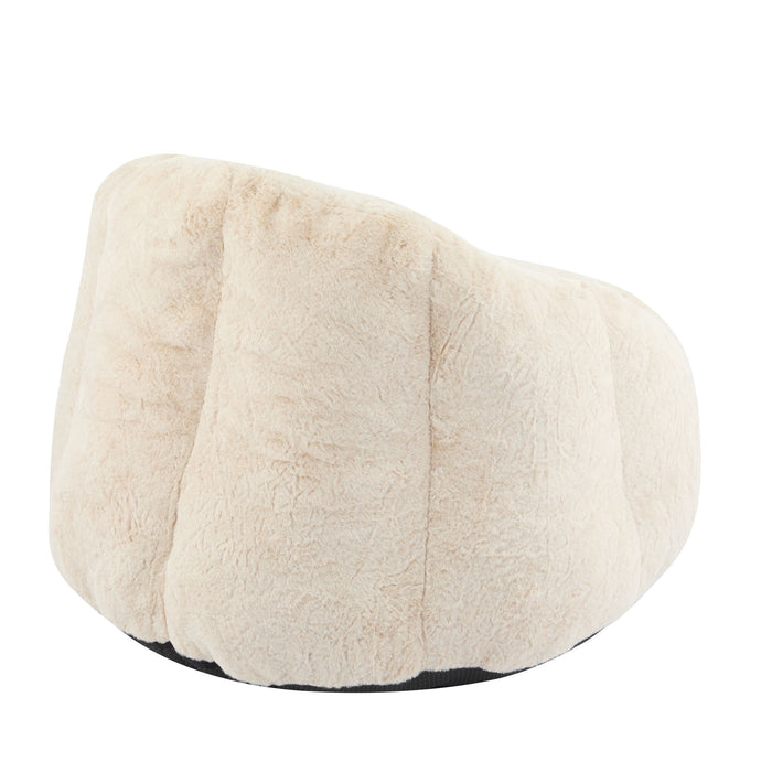 Albi - Indoor Cozy Armchair Style Bean Bag - Beige