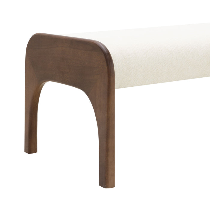 Modern Upholstered Long Bench For Kitchen