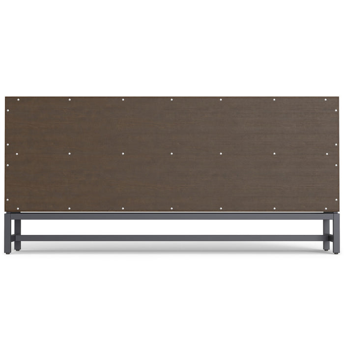 Banting - Low Wide Bookcase - Walnut Brown