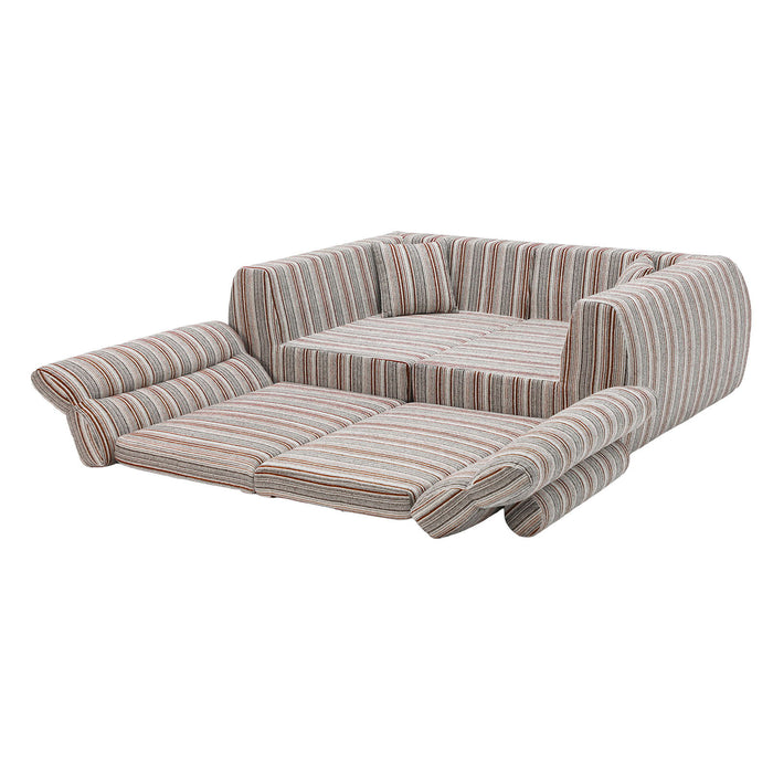 3 Seater, Couch With Throw Pillows For Living Room