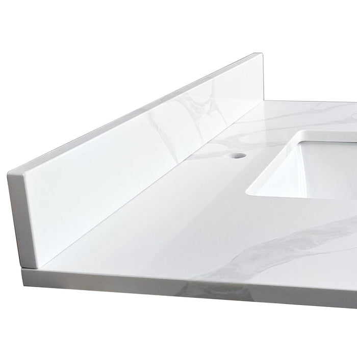 Bathroom Vanity Top With Undermount Single Bowl Sink