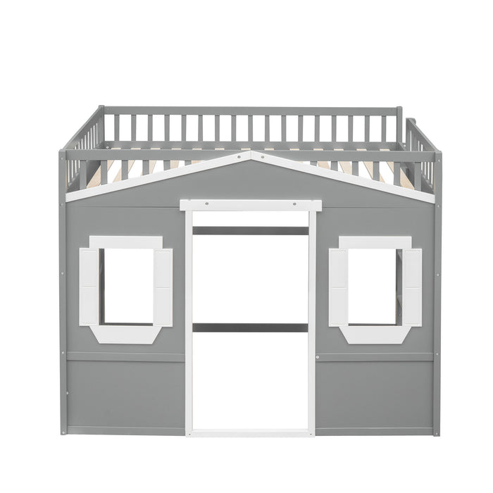 Elegant House Loft Bed With Ladder