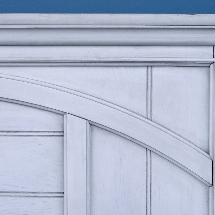 New Haven - Queen Panel Bed - Oyster Shell