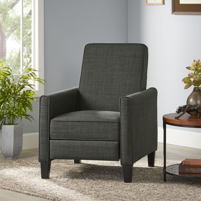 Upholstered Push Back Recliner Chair For Living Room