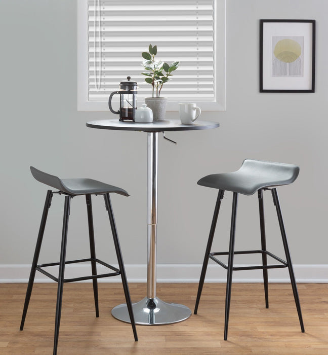 Ale - Contemporary Fixed-Height Bar Stool (Set of 2)