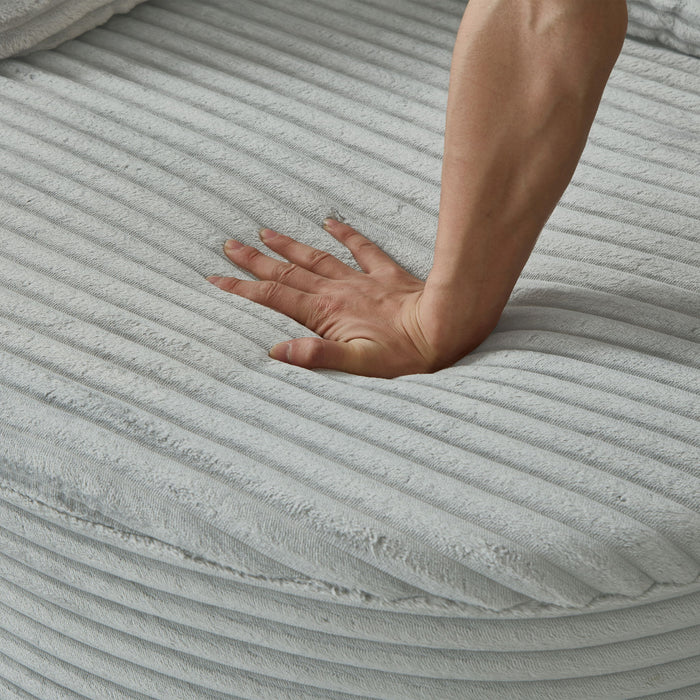 Swivel Accent Barrel Chair With Adjustable Phone Holder, 5 Pillows For Living Room