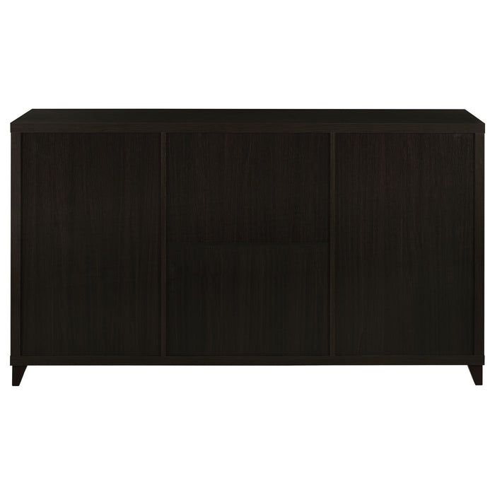 Nyler - 3 Drawer Rectangular TV Console - Cappuccino