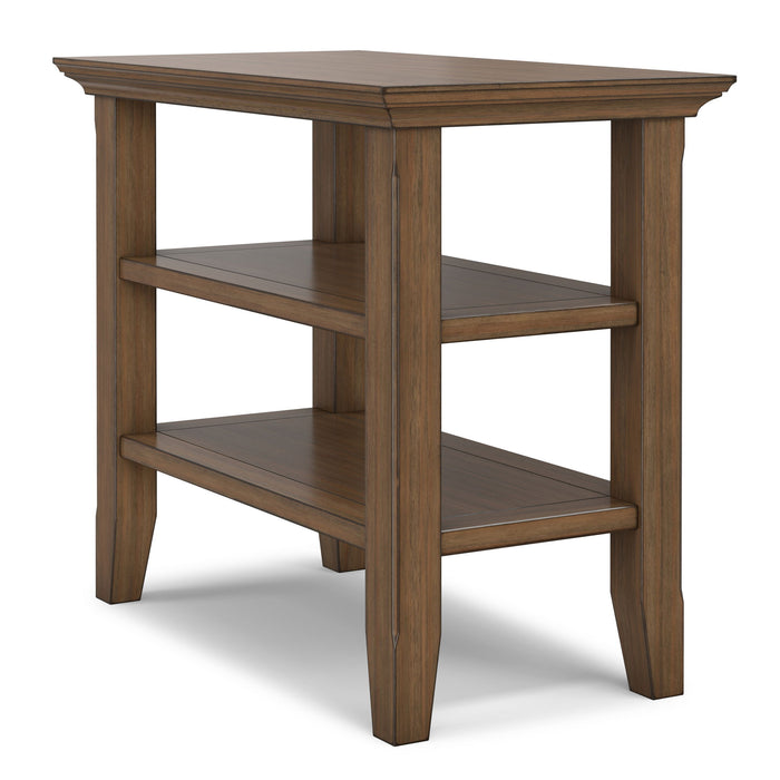 Acadian - Narrow Side Table - Rustic Brown