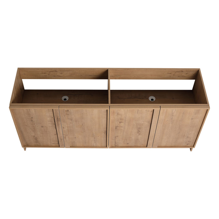 Freestanding Bathroom Vanity & Soft Close Cabinet Doors, Excluding Sink