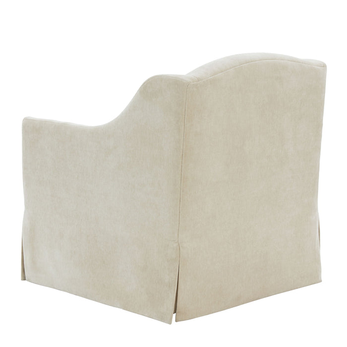 Luisa - Skirted Swivel Accent Chair