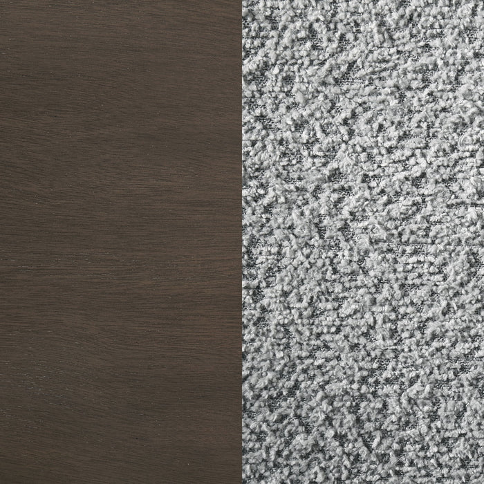 Perkins - 5 Piece Rectangular Dining Set With Chairs - Dark Brown