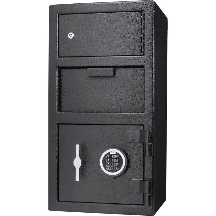 Large Locker Depository Safe With Digital Keypad 0 72 0 78 Cubic Ft - Black
