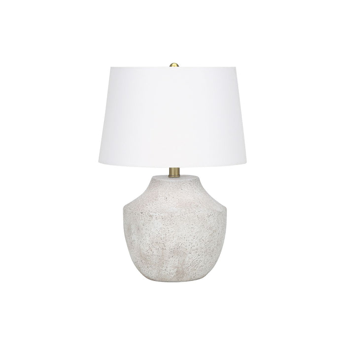 Lighting, Modern Table Lamp, Concrete - Cream