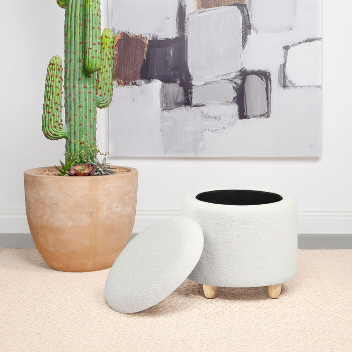 Corvair - Round Storage Ottoman