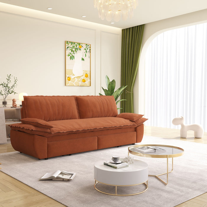 Queen Pull Out Bed, 3 In 1 Convertible Sleeper Sofa