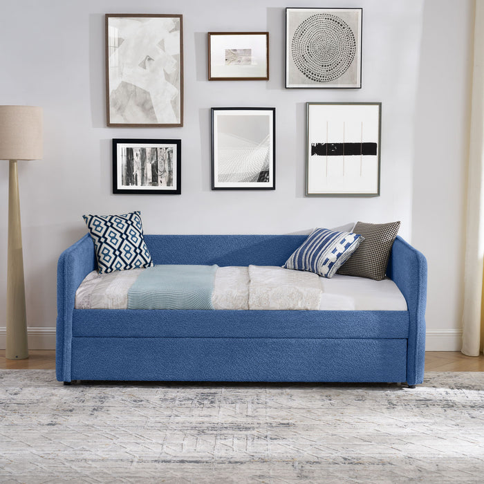 Upholstered Daybed With Pop Up Trundle