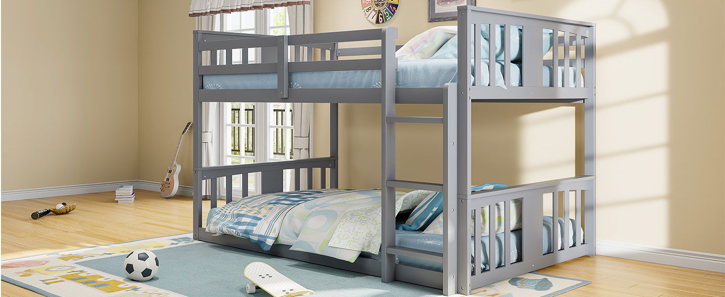 Solid Construction Bunk Bed & Ladder