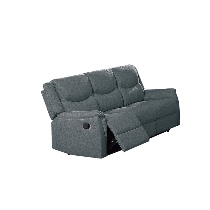 Modern Contemporary Style Recliner Sofa With Plush Armrest And Headrest