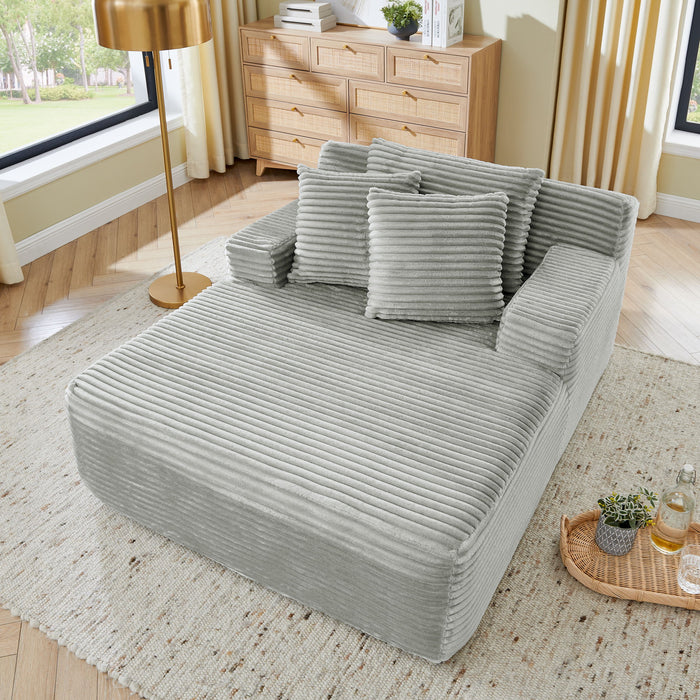 Modern Single Lazy Sofa Lounge Chair With High Density Foam