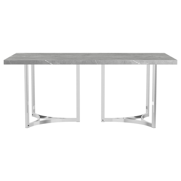 Savona - Rectangular Dining Table - Gray