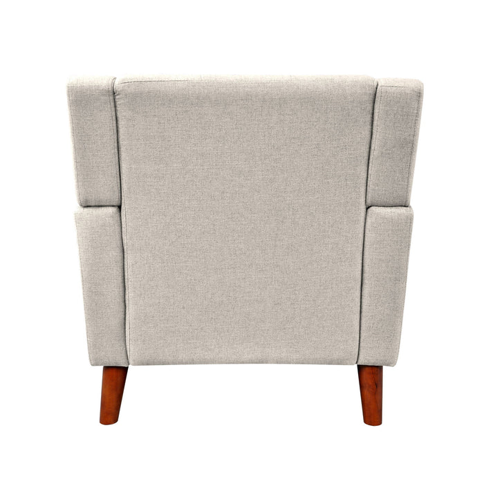 Luminaesque - Fabric Upholstered Armchair With Tufted Back