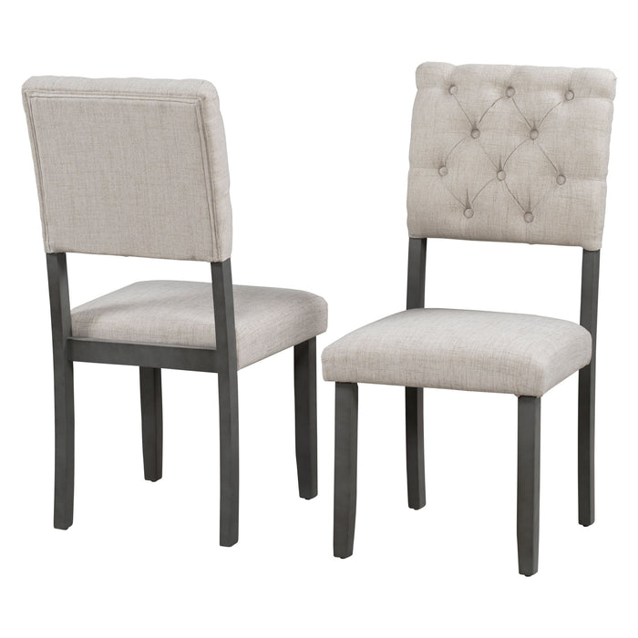 6 Piece Dining Set Retro Style