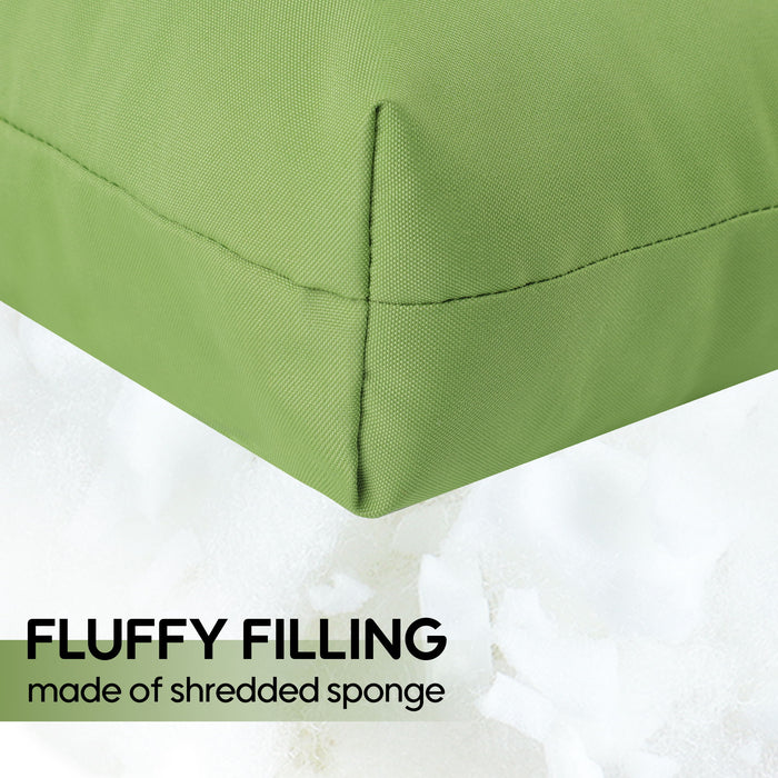 2 Piece High Back Patio Chair Cushion Set