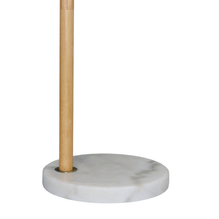 Tall Corner Floor Lamp For Living Room - White