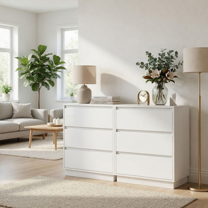 3 Drawer Nightstand, Bedroom Side Table