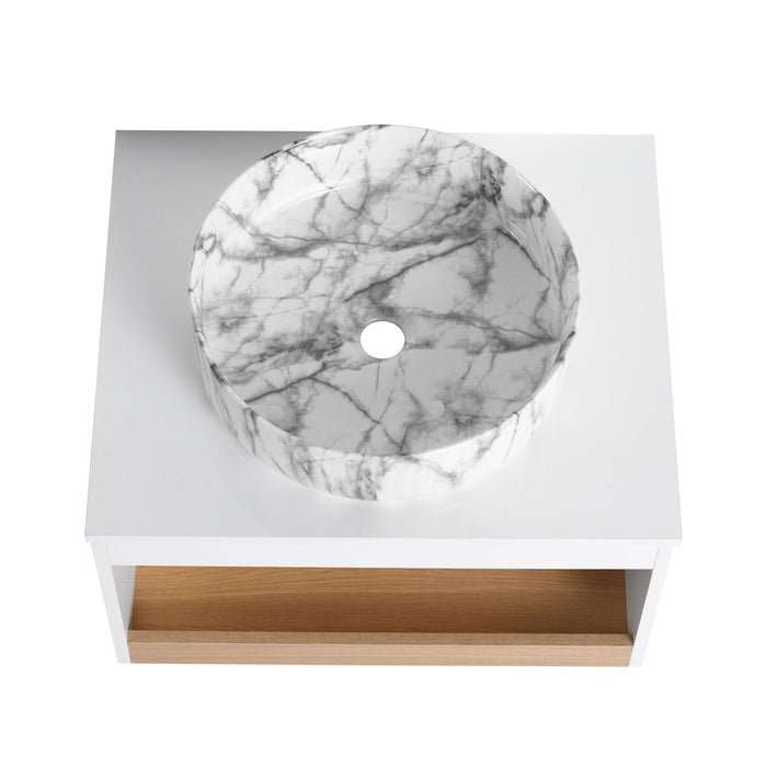 Floating Bathroom Vanity With Vessel Sink
