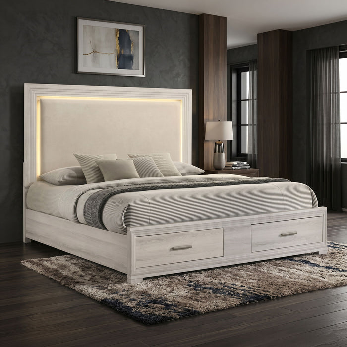Colorado - Bed With Upholstered LED Headboard