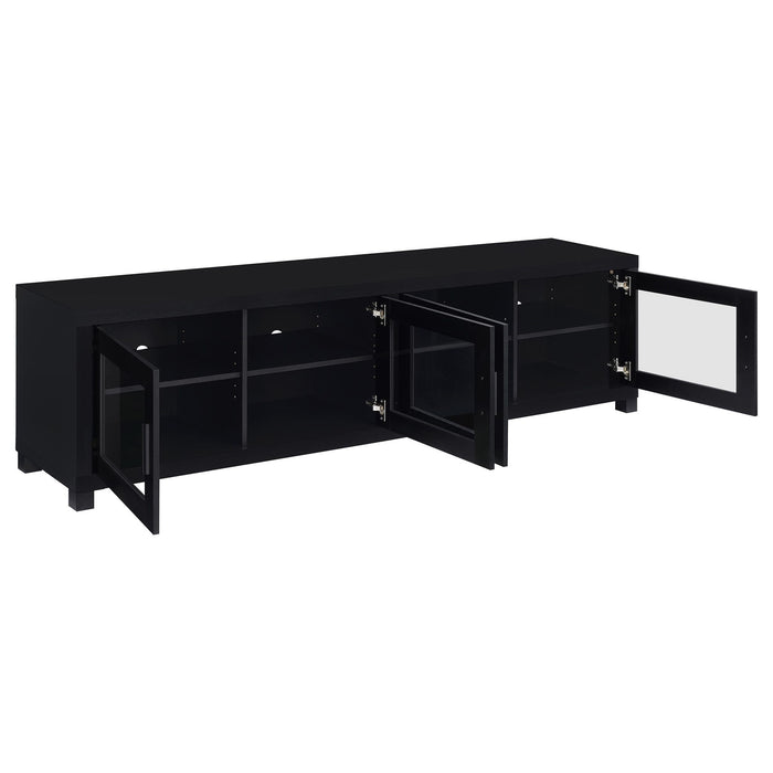 Arnaud - 4 Door TV Stand - Black