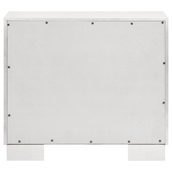 Copper - 2 Drawer Rectangular Nightstand