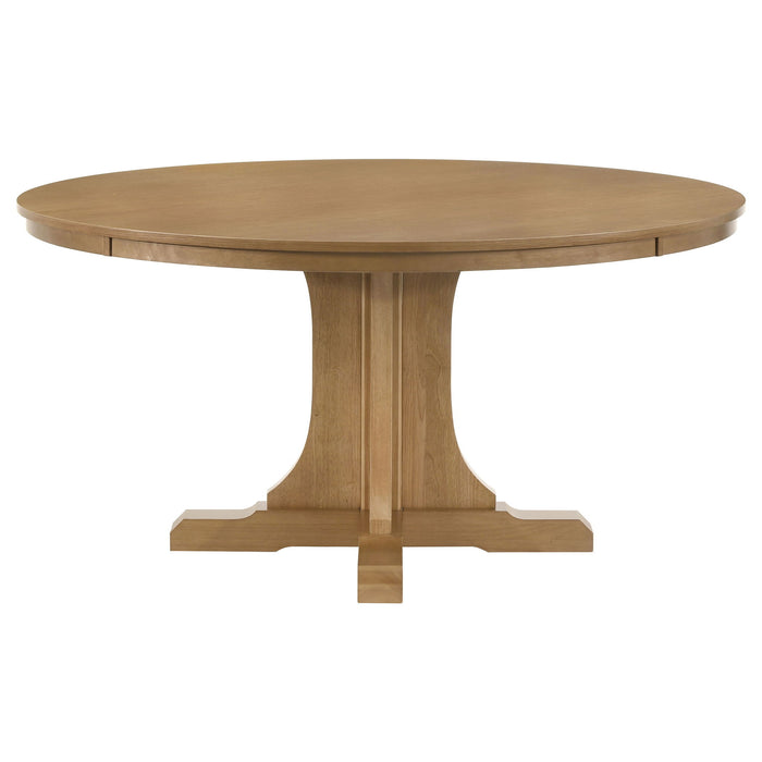 Auburn - 5 Piece Dining Set - Natural / Light Brown